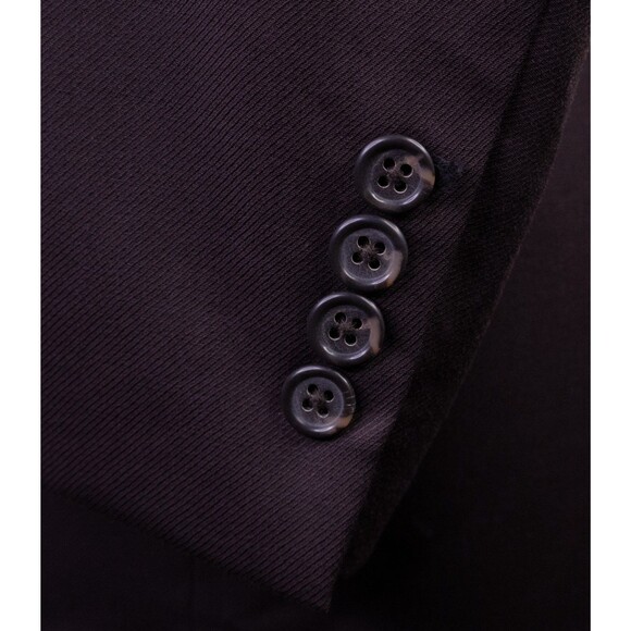 Paul Fredrick 2-Pcs Suit Brown Jacket Blazer Sz 44R Pants 38X29.5 Wool/Cashmere - Picture 7 of 16